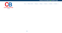 Desktop Screenshot of colbisagras.com
