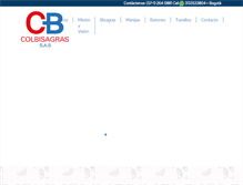 Tablet Screenshot of colbisagras.com
